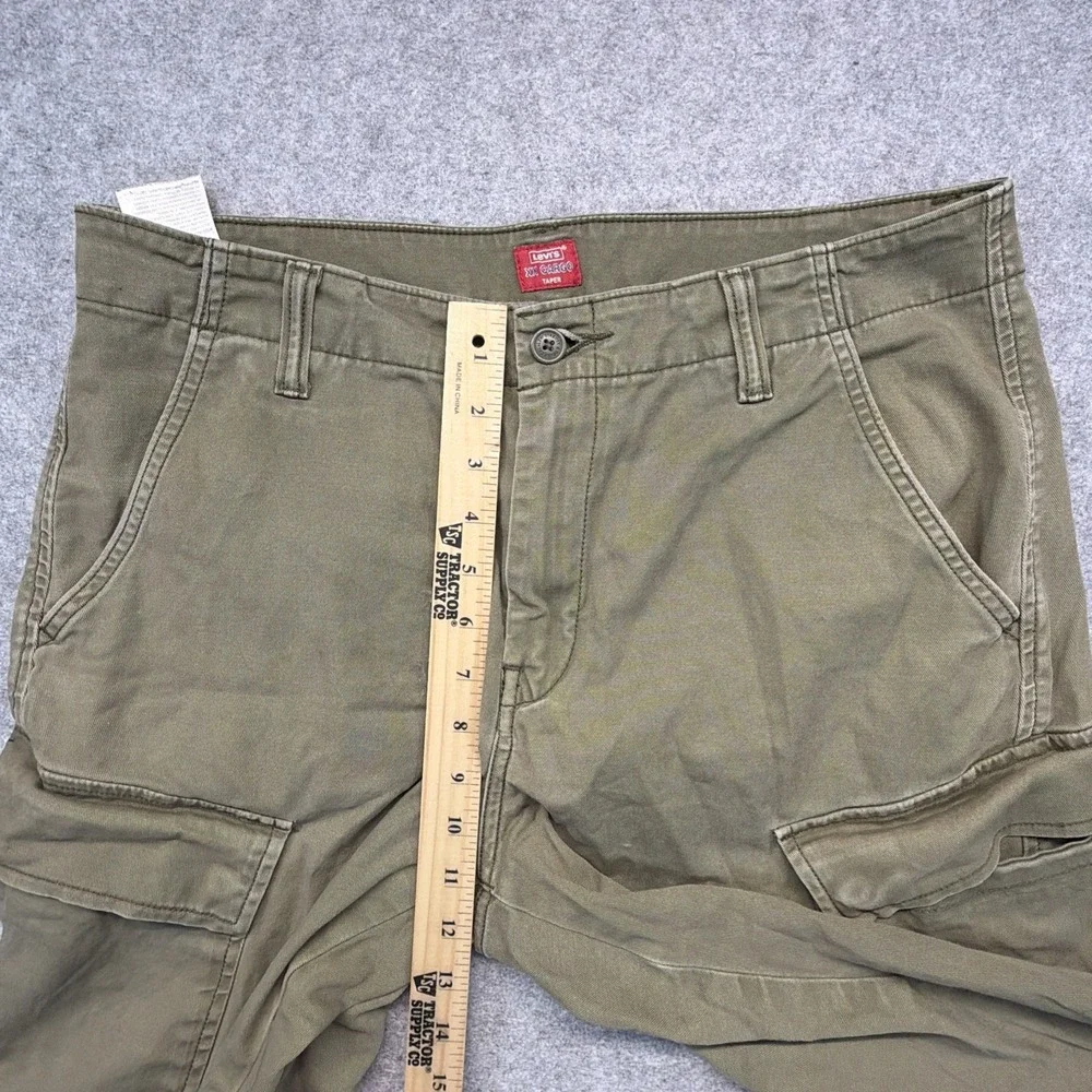 Levi's XX Cargo Taper 32x30 (Fits 34x28) Olive Green Cargo Pants Baggy